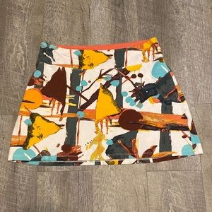 Patagonia Abstract Print Mini Skirt Medium